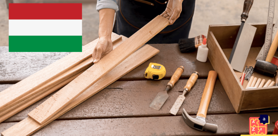 Learn Hungarian - Carpenter Tools