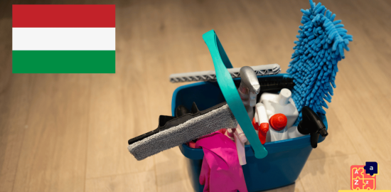 Learn Hungarian - Cleaning Tools