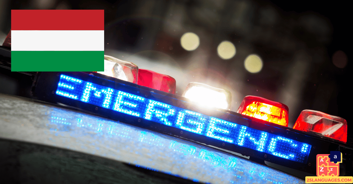 Learn Hungarian - Emergency Vocabulary