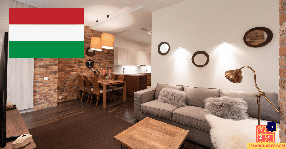 Learn Hungarian - Home Furniture