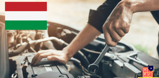 Learn Hungarian - Mechanic Tools