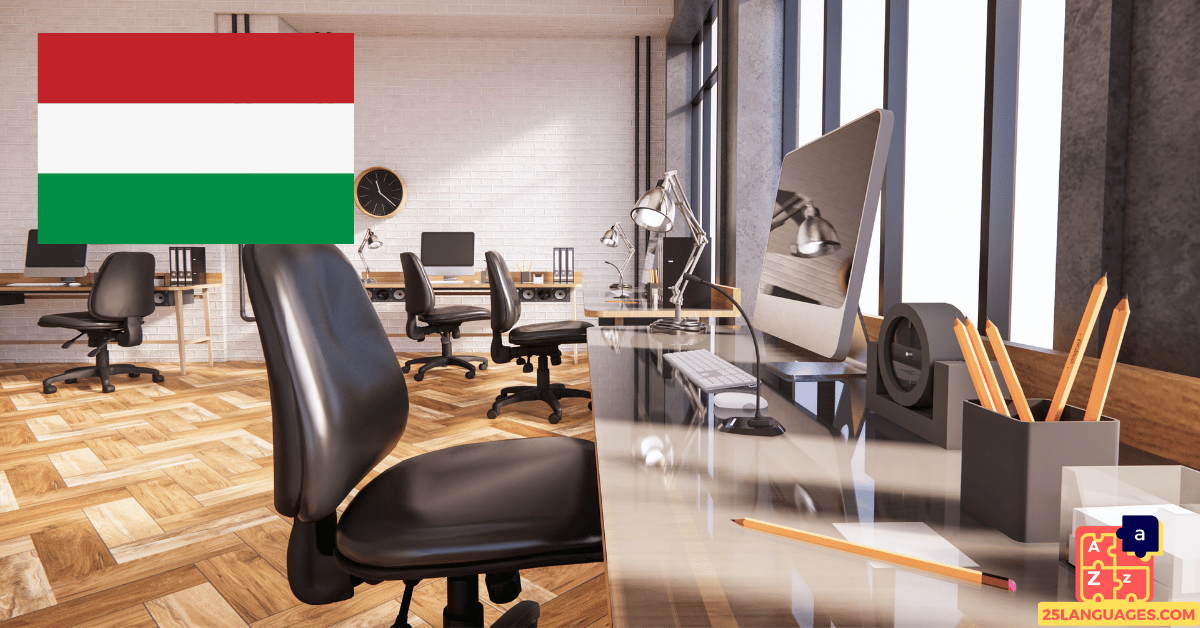 Learn Hungarian - Office Tools