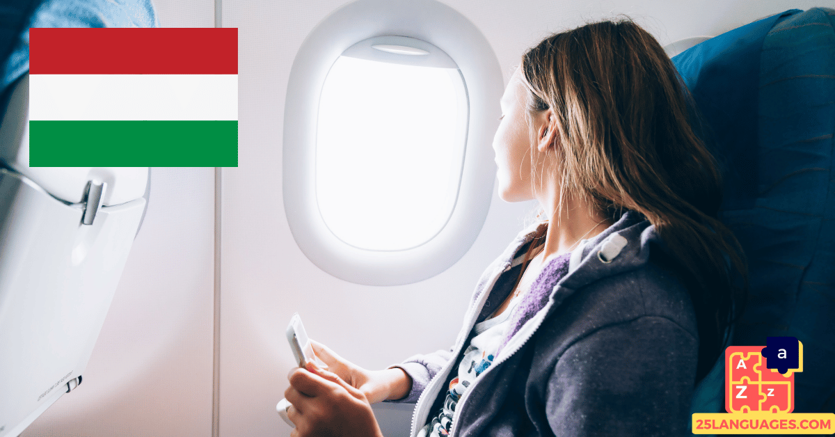 Apprendre le hongrois - phrases dans l'avion