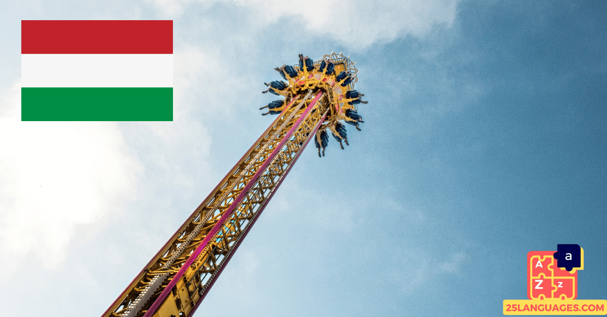 Apprendre le hongrois - Phrases au parc d'attractions