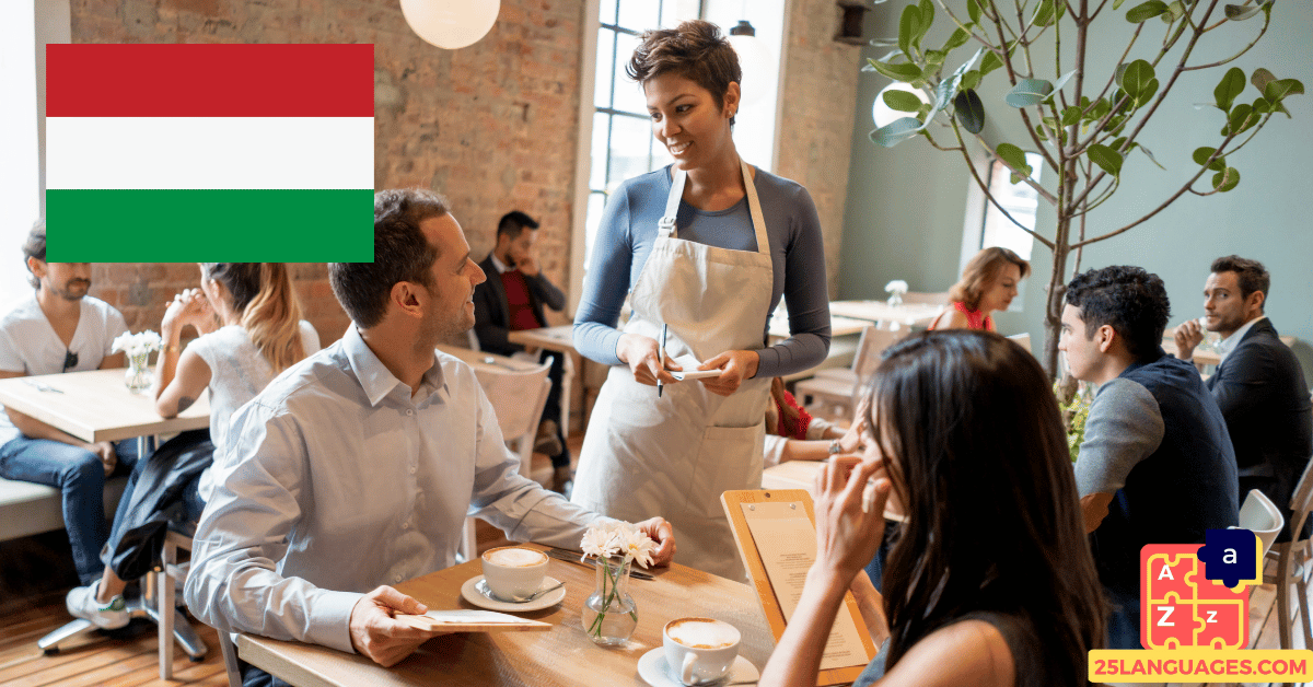 Apprendre le hongrois - phrases au restaurant/café