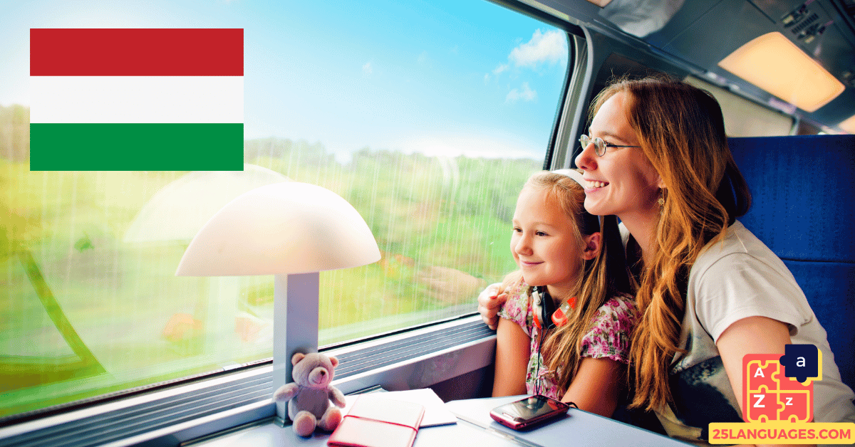 Apprendre le hongrois - phrases dans le train
