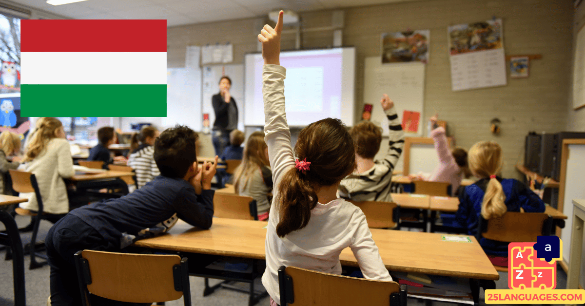 Apprendre le hongrois - phrases à l'école