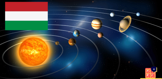 Apprendre le hongrois - Planètes du système solaire