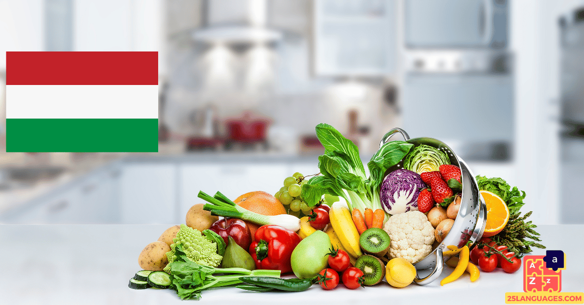 Learn Hungarian - Vegetables