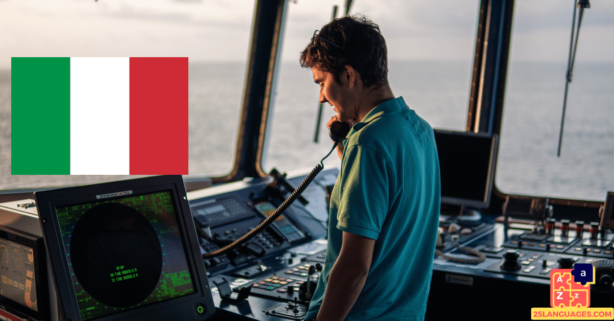 Apprendre l'italien - Navigation maritime