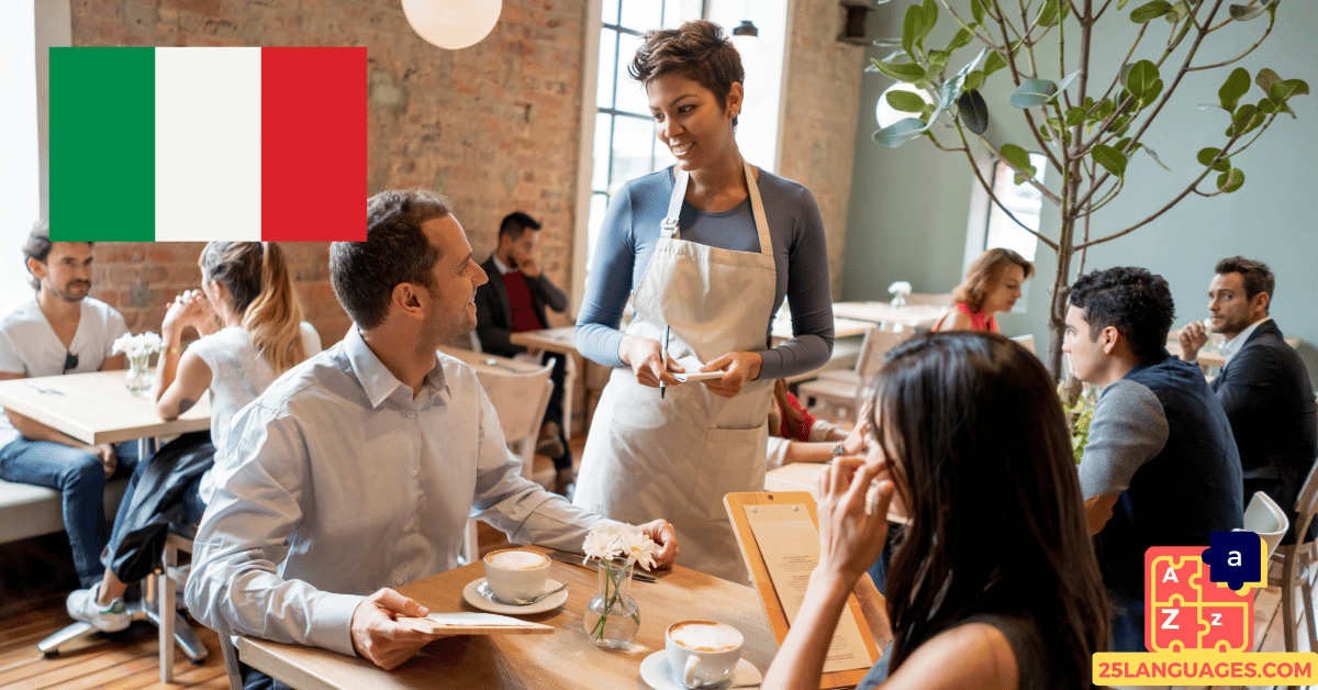 Learn Italian - Phrases At the restaurant/cafe