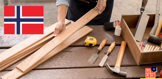 Learn Norwegian - Carpentry Tools