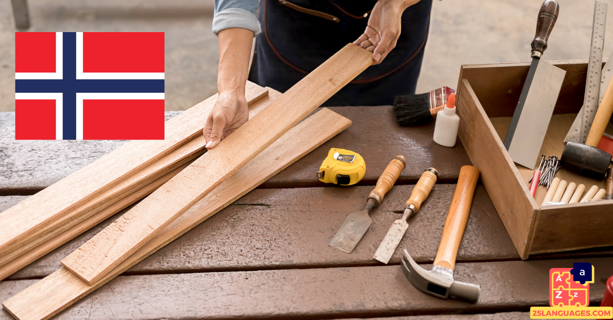 Learn Norwegian - Carpentry Tools