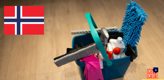 Learn Norwegian - Cleaning Tools