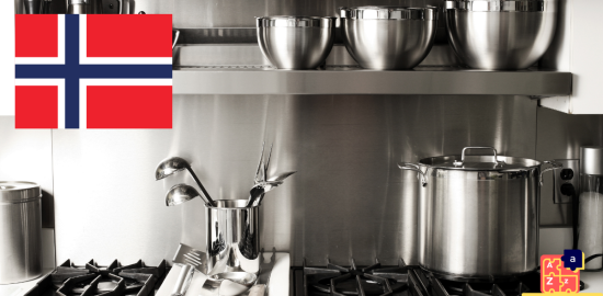 Learn Norwegian - Kitchen Utensils