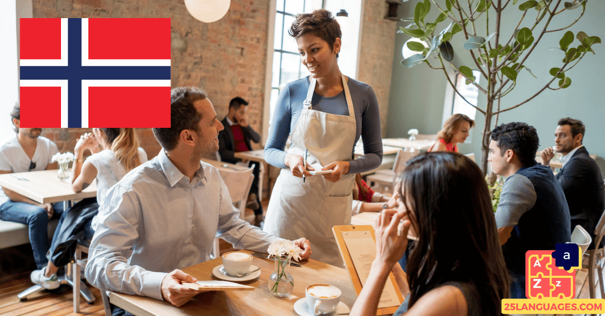 Apprendre le norvégien - phrases au restaurant/café