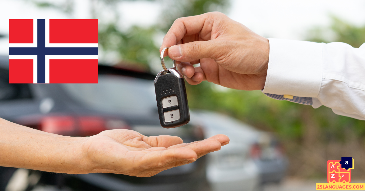 Learn Norwegian - Renting a Car Vocabulary