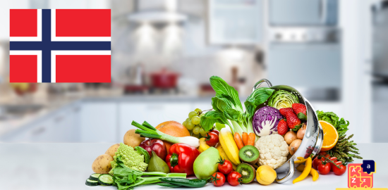 Learn Norwegian - Vegetables