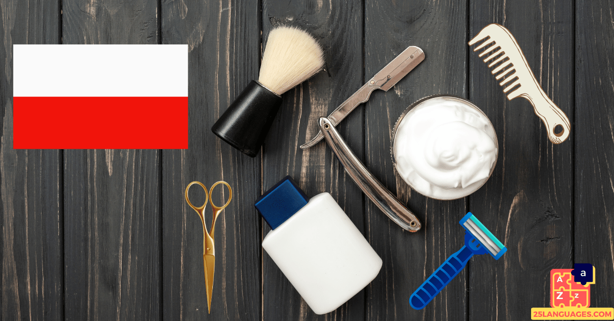 Apprendre le polonais - Outils du coiffeur