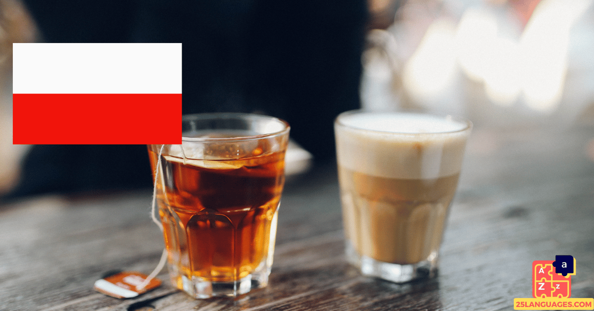 Learn Polish - Beverages