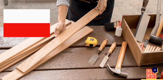 Learn Polish - Carpenter Tools