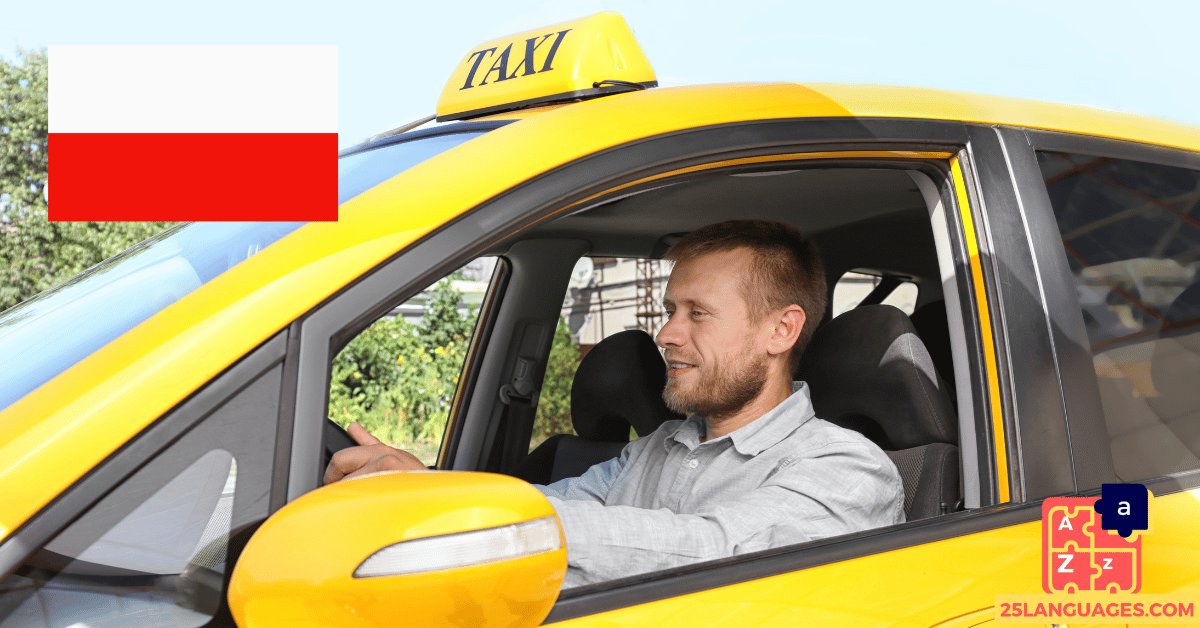 Learn Polish - Phrases In a taxi