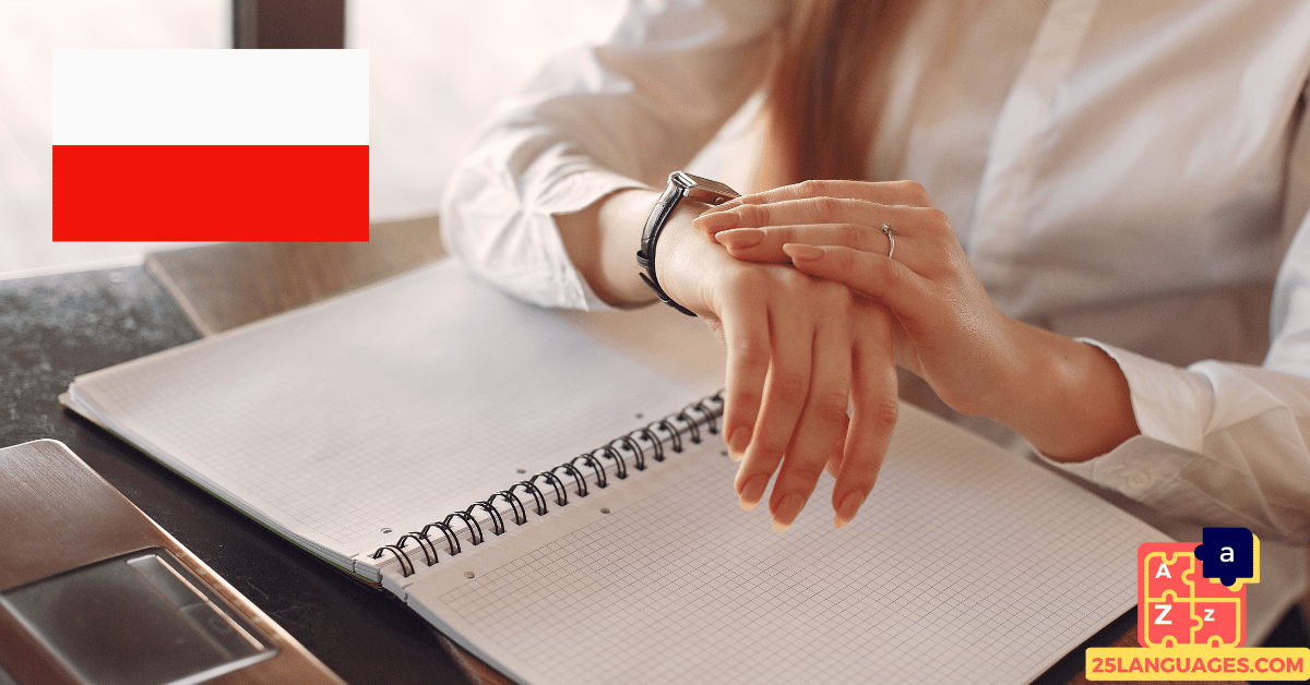 Learn Polish - Phrases for Telling time