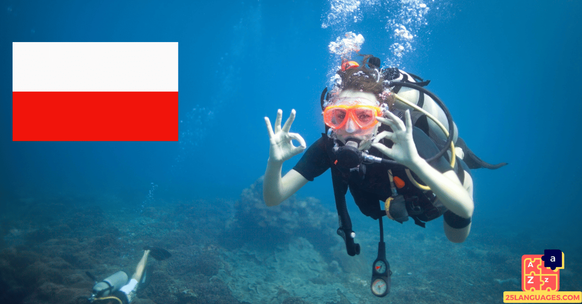 Apprendre le polonais - Équipements de natation et de plongée