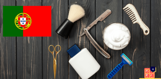 Apprendre le portugais - Outils de coiffure