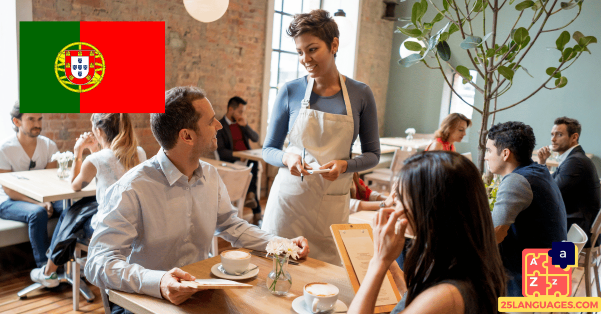 Learn Portuguese - Phrases At the restaurant/cafe