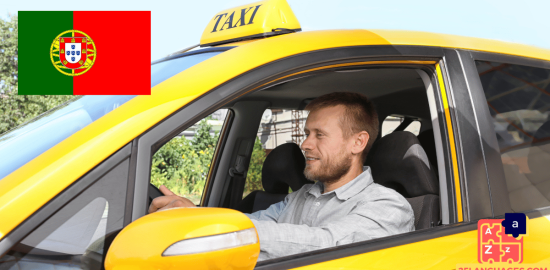 Apprendre le portugais - Phrases dans un taxi