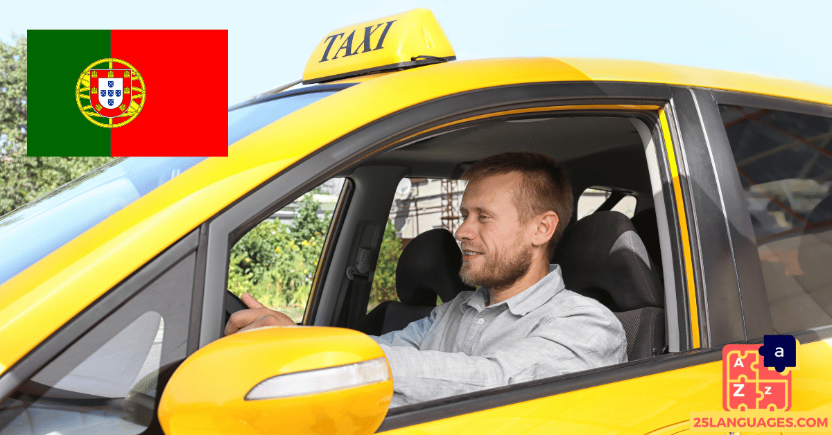 Learn Portuguese - Phrases In a taxi
