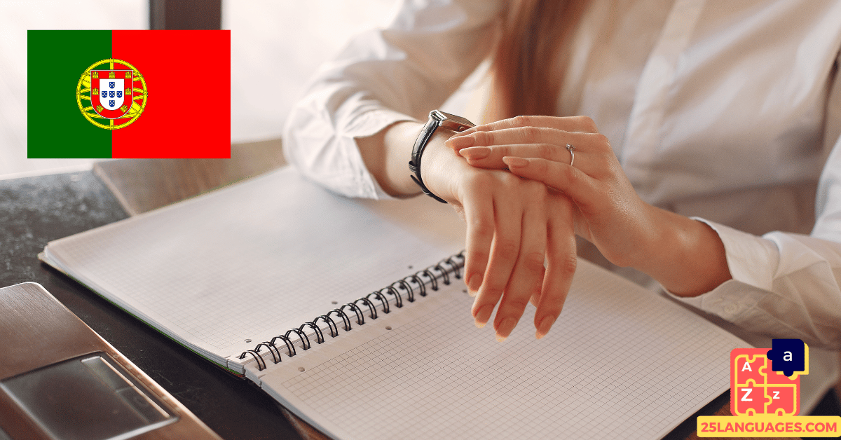 Learn Portuguese - Phrases for Telling time