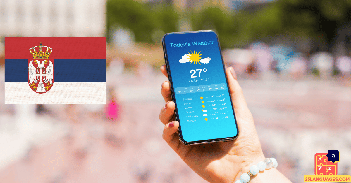 Learn Serbian - Weather Conditions