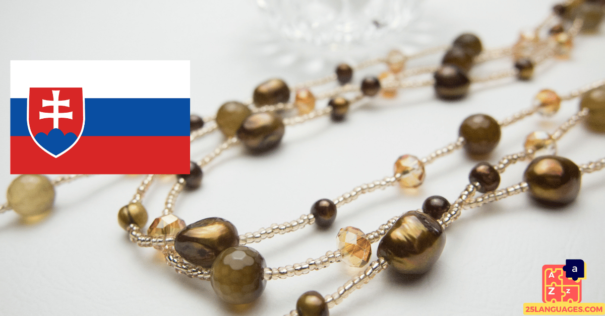 Learn Slovak - Accessories