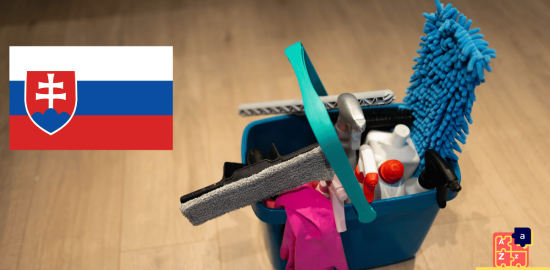 Learn Slovak - Cleaning Tools