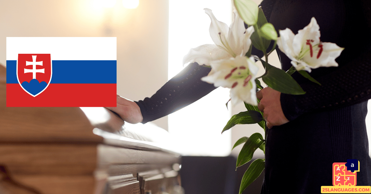 Learn Slovak - Condolences