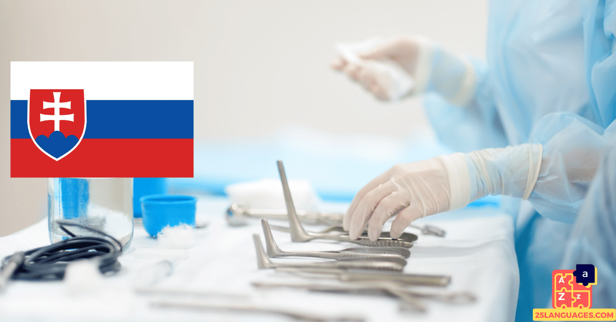 Learn Slovak - Doctor's Tools