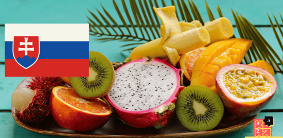 Learn Slovak - Fruits