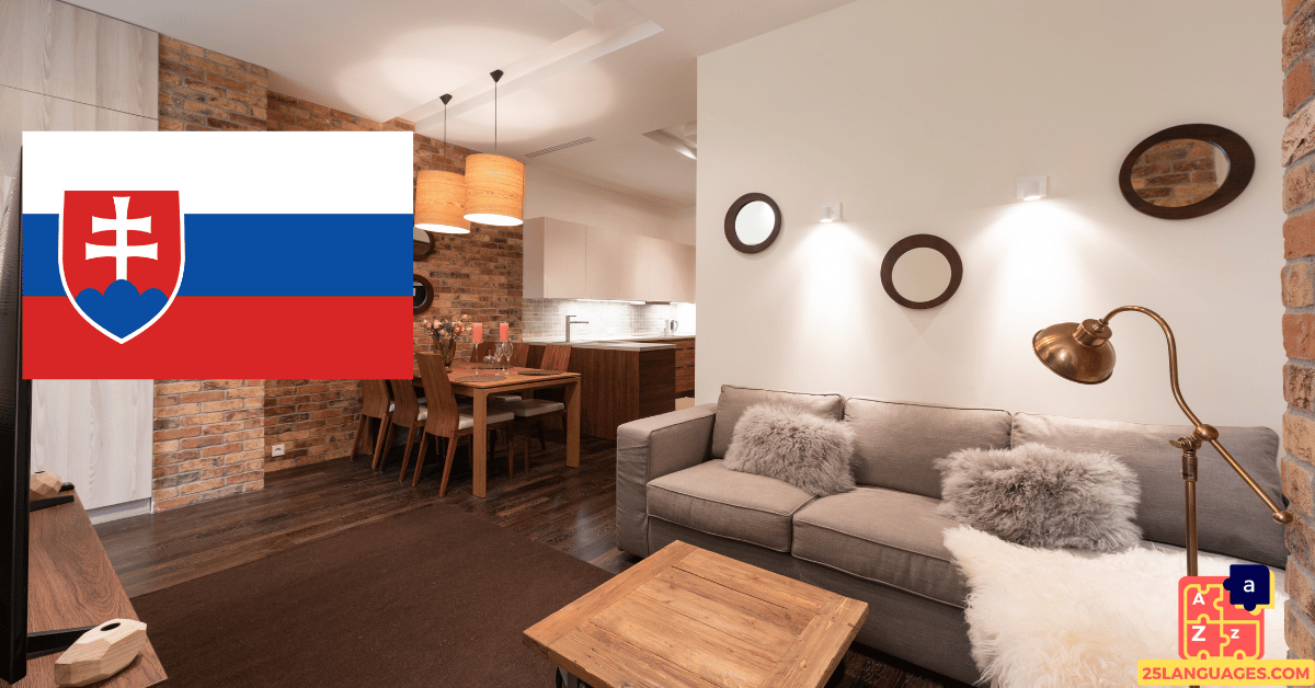 Learn Slovak - Home Furniture