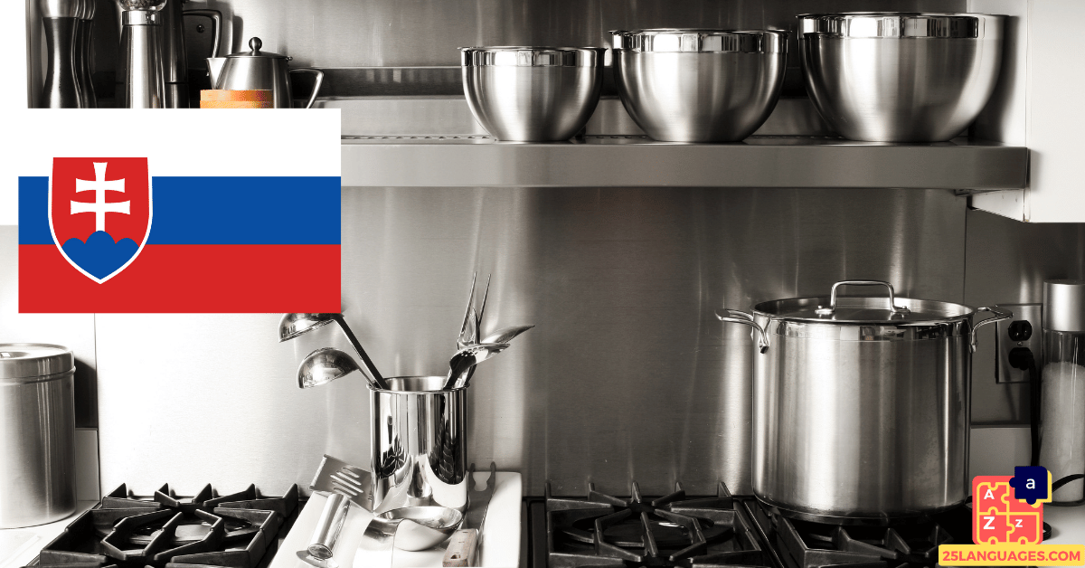 Learn Slovak - Kitchen Utensils