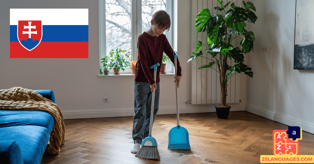Learn Slovak - Phrases for Household chores