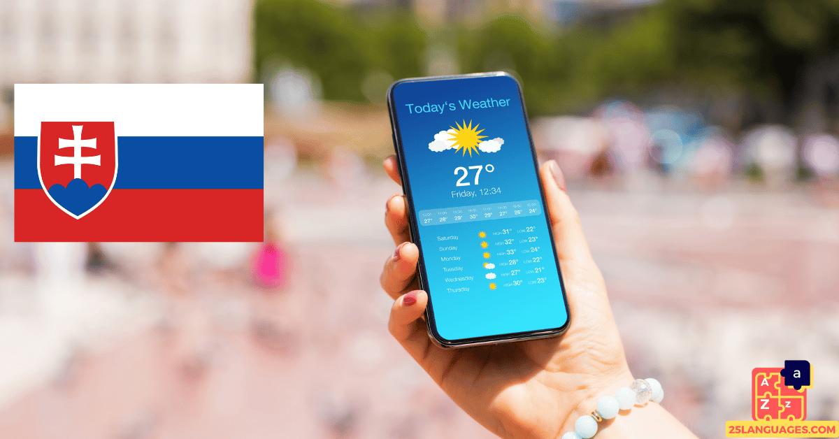 Вивчення словацької - погодні умови