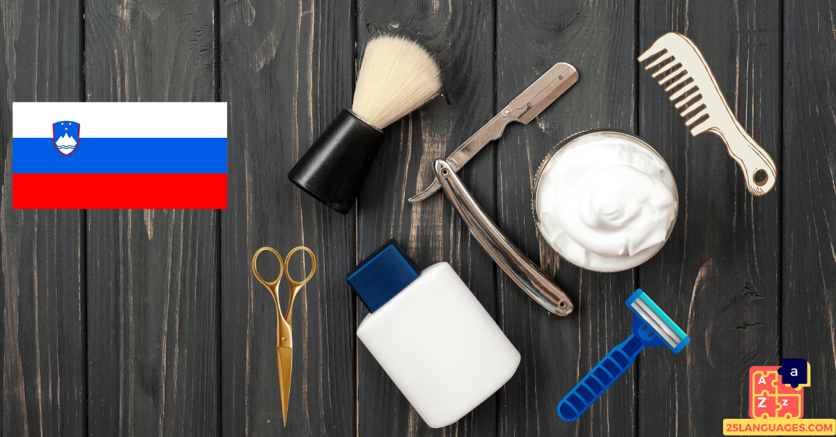 Learn Slovenian - Barber Tools