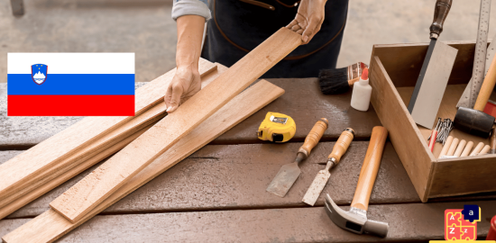 Learn Slovenian - Carpenter Tools