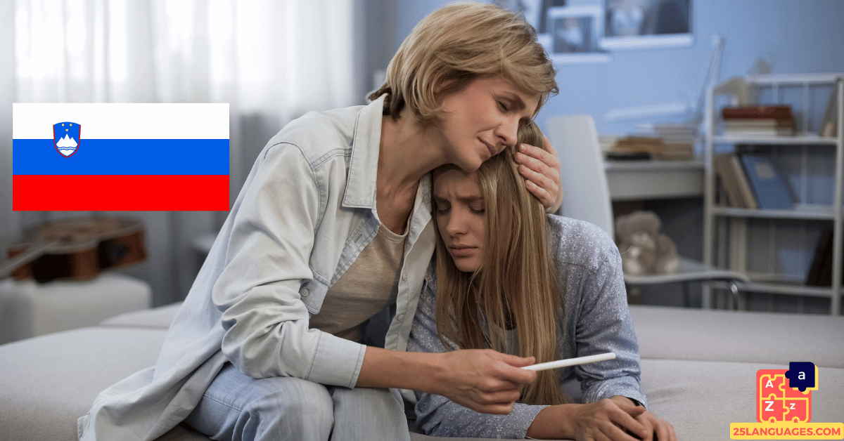 Learn Slovenian - Consolation and Moral Support