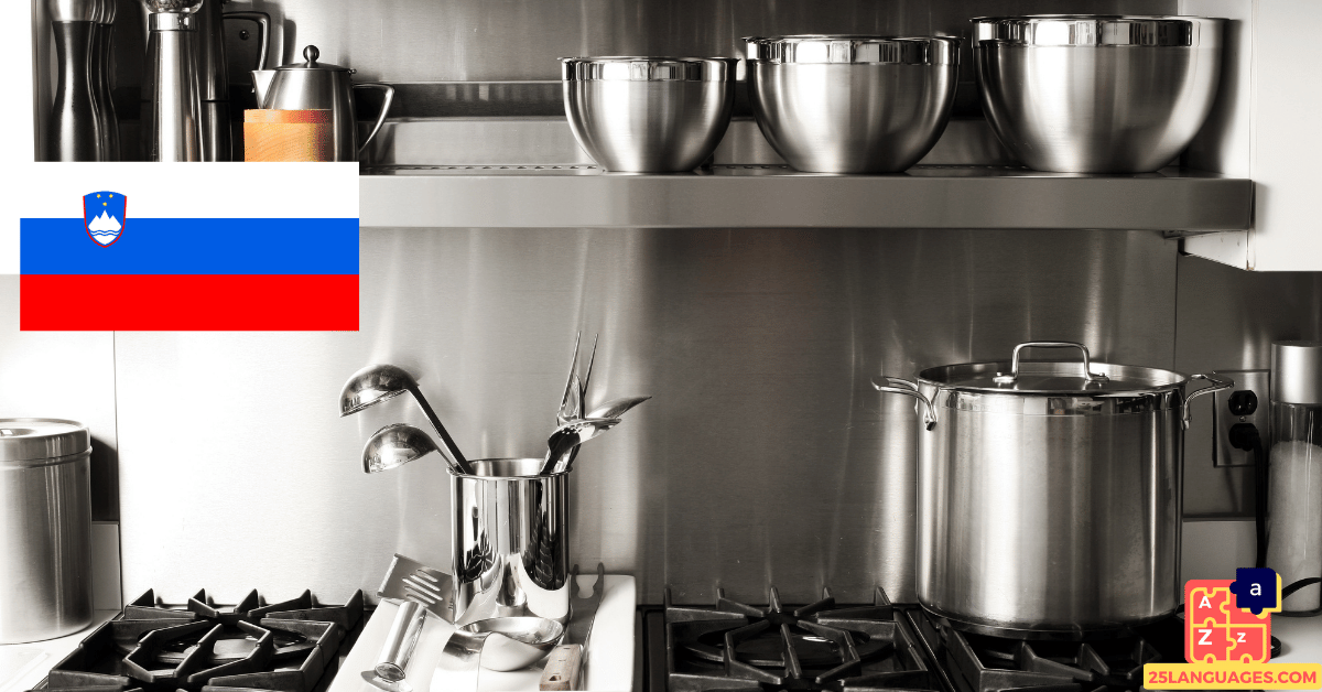 Learn Slovenian - Kitchen Utensils