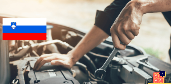 Learn Slovenian - Mechanic Tools