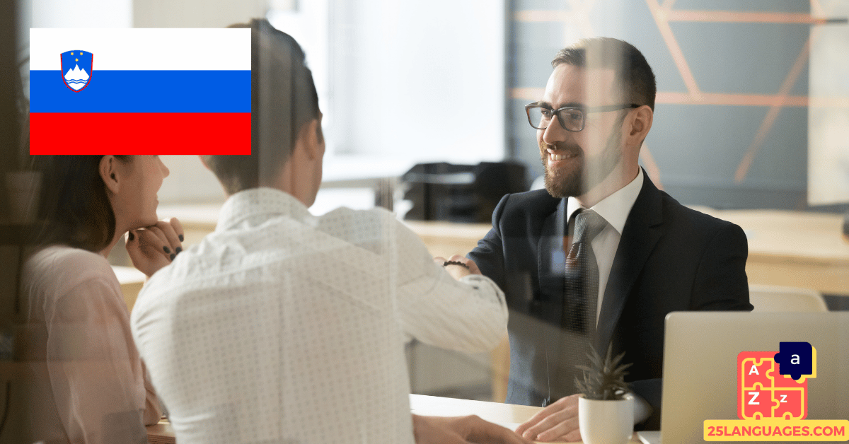 Learn Slovenian - Phrases in the bank