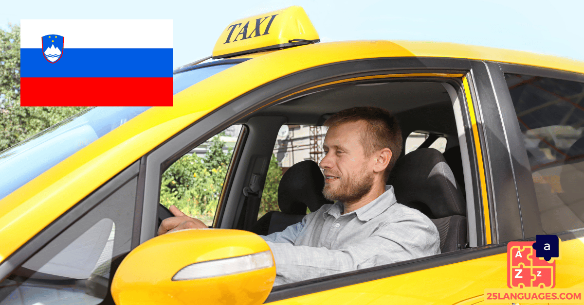 Learn Slovenian - Phrases In a taxi